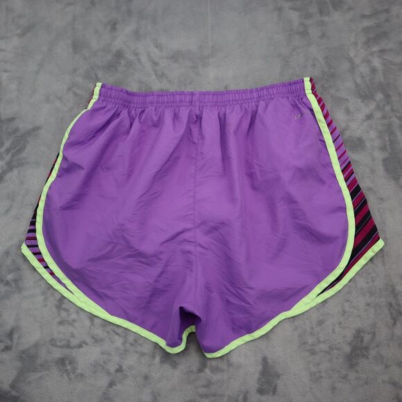 Nike Shorts Womens M Purple Dri Fit Dolphin Style Active Work Out Fitness Bottom - Picture 13 of 16